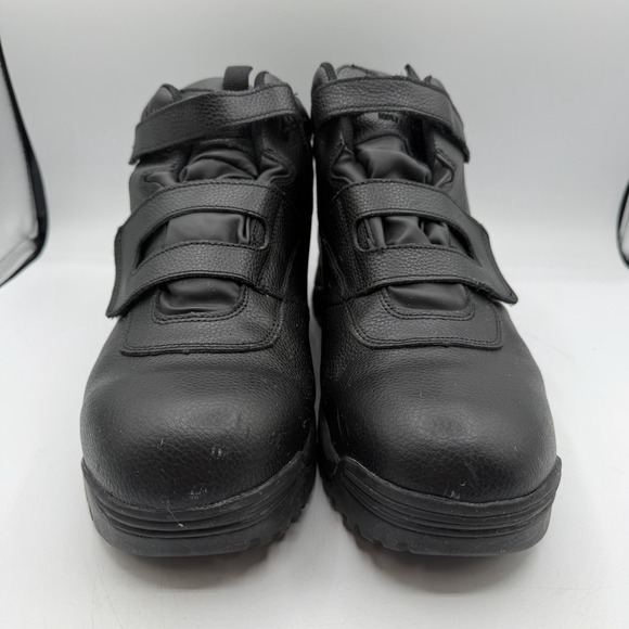 Propet Cliff Walker Boots Mens 14 XX(5E) Black Double-Strap Waterproof MPRX85‎